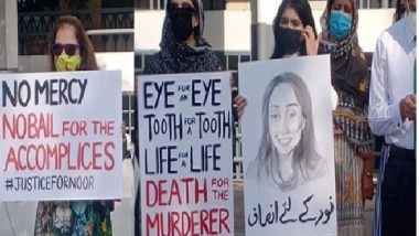 World News | Noor Mukadam's Murder: Protest Outside Islamabad High Court for Justice