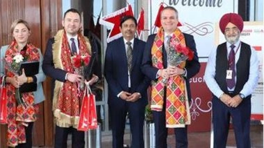 Business News | Poland Shares Strong Bilateral and Economic Ties with India, Says Polish Ambassador During Visit to Chandigarh University