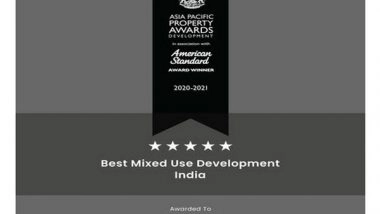 Business News | Mana Capitol - A Pioneer from Mana Projects - Bags Another Award for Its Innovative Construction in Bangalore