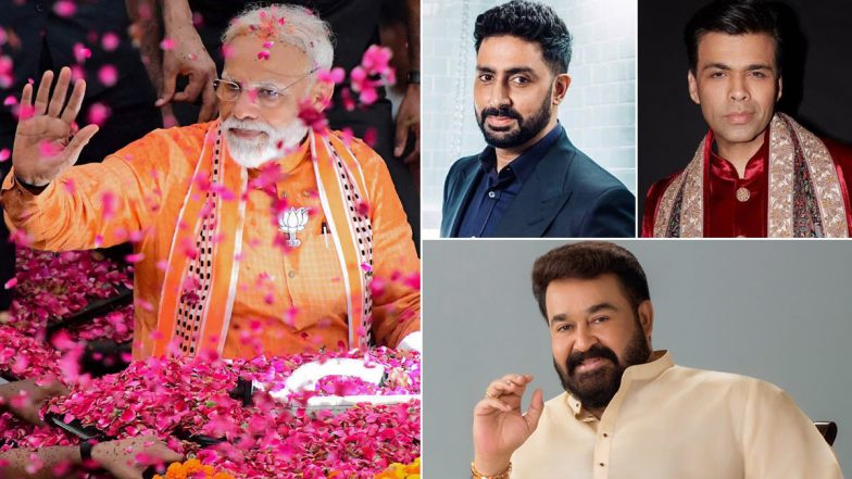 Narendra Modi Birthday: Mohanlal, Karan Johar, Abhishek Bachchan and Other Celebs Wish the Country’s PM With Heartfelt Messages!