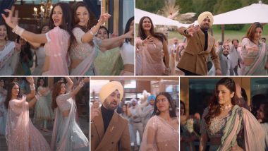 Honsla Rakh Song Chanel No 5: Diljit Dosanjh, Shehnaaz Gill and Sonam Bajwa Dance Their Hearts Out in This Peppy Punjabi Track (Watch Video)