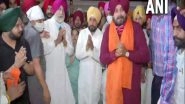 India News | Punjab CM, Deputy CMs Alongwith Sidhu Visit Golden Temple