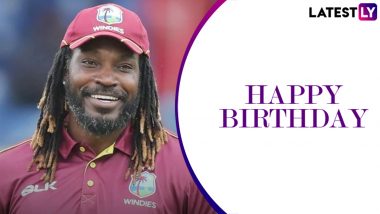 Chris Gayle Birthday Special: Quick Facts About The Universe Boss As he Turns 43