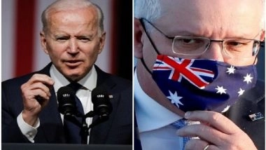 World News | Biden Speaks with Australian PM Morrison, Discusses Afghanistan, Quad