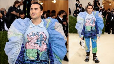 Dan Levy Makes Met Gala Debut in Outfit Featuring Pic of Two Men Kissing, Netizens Hail ‘Schitt’s Creek’ Star for Supporting LGBTQ Community