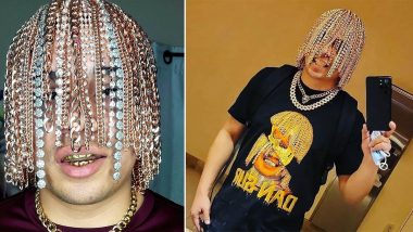 Dan Sur Claims To Be First With Gold Chain Hooks Implanted Into Scalp; Mexican Rapper’s Outlandish Look Takes the Internet by Storm (View Pics and Video)