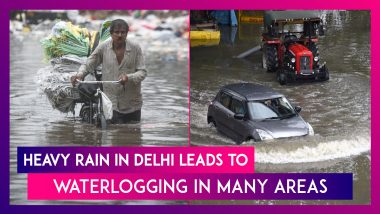 Delhi: Heavy Rains In 24 Hours Leads To Waterlogging In Many Areas