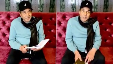Dharmendra Is in Awe of All the Fans Responses to His Posts (Watch Video)