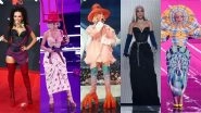 Every Outfit Doja Cat Wore at VMAs 2021: From 'Chair Hat' To 'Worm Dress,' a Look at American Rapper&rsquo;s Wild Looks at MTV Video Music Awards