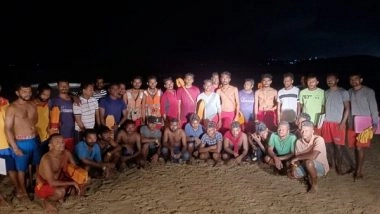 India News | 14 Fishermen Rescued from Sea After Boat Capsizes off Goa Coast