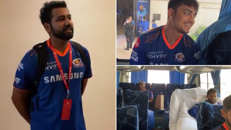 Mumbai Indians Leave For Dubai Cricket Stadium Ahead Of IPL 2021 Clash With CSK (Watch Video)