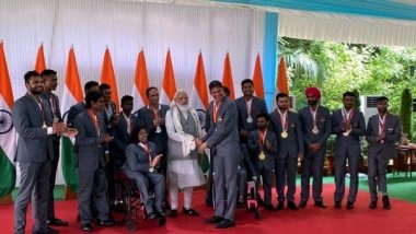 Sports News | I Get Motivation from You All, Your Performance Will Boost Morale of Sporting Community: PM Modi to Indian Tokyo Paralympians