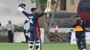 Sports News | USA Batsman Jaskaran 'eagerly' Awaits Call from Yuvraj After Smashing 6 Sixes in an over