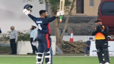 Sports News | USA Batsman Jaskaran 'eagerly' Awaits Call from Yuvraj After Smashing 6 Sixes in an over