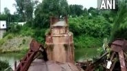 India News | After Bridge over Odisha River Collapses, Driver of Truck Hanging Precariously Rescued in 10 Hour Operation