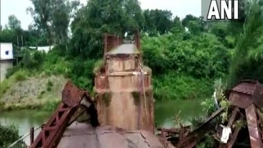 India News | After Bridge over Odisha River Collapses, Driver of Truck Hanging Precariously Rescued in 10 Hour Operation