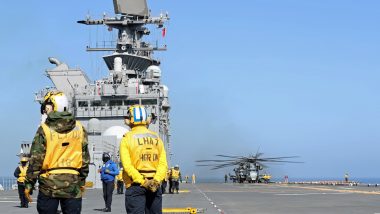 US Navy Helicopter Crashes in Ocean off Southern California During Routine Flight From Aircraft Carrier