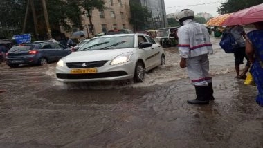 India News | Waterlogging in Parts of Gurugram After Heavy Rains