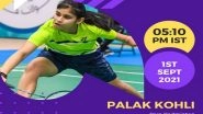 Sports News | Tokyo Paralympics: Palak Kohli Loses to Japan's Ayako Suzuki
