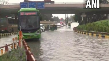 India News | Several Parts of Delhi Waterlogged After Torrential Rains