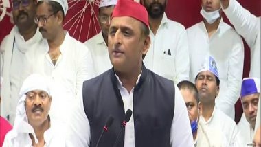 Uttar Pradesh Assembly Elections 2022: Samajwadi Party Chief Akhilesh Yadav Says ‘Abki Baar 400 Paar’ in Upcoming Polls