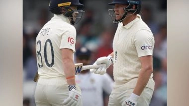 Sports News | Eng Vs Ind, 4th Test: Pope and Bairstow Keep Hosts in the Game After Umesh's Burst (Lunch, Day 2)