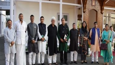 India News | J-K LG Meets Members of Parliamentary Panel on Information Technology