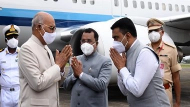 India News | President Kovind Arrives in Goa