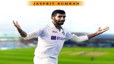 Sports News | Bumrah Breaks Kapil Dev's Record, Becomes Fastest Indian Pacer to Pick 100 Test Wickets
