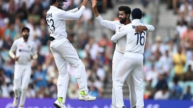 Sports News | Eng Vs Ind: Bumrah, Jadeja Steal Show as Visitor Needs 2 Wickets to Win 4th Test (Tea, Day 5)