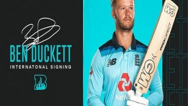 Sports News | BBL: Brisbane Heat Rope in England Batsman Ben Duckett