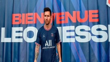 Sports News | Adapting Little by Little, Happy to Score My First Goal for PSG: Messi