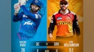 Sports News | IPL 2021: SRH Win Toss, Opt to Bat Against DC