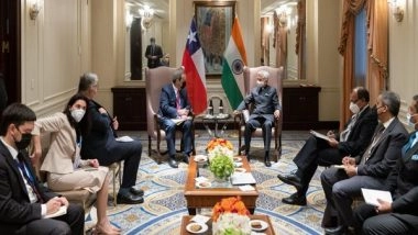 World News | Jaishankar Discusses Indo-Pacific Issues with Chilean Counterpart in New York