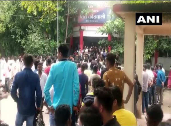 Chhattisgarh: TS Singh Deo's Supporters Protest Over Case Against Congress Secretary Pankaj Singh in Bilaspur