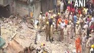 India News | 2 Killed, 3 Rescued After Building Collapses in Delhi's Sabzi Mandi Area