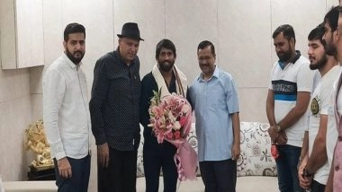 India News | Delhi CM Kejriwal Meets Olympics Bronze Medalist Bajrang Punia