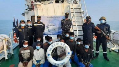 India News | Indian Agencies Continue Interrogation of Apprehended Pakistani Boat Allah Pawawakal Crew to Ascertain Intentions