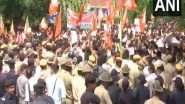 India News | BJP Protests Against Cong Govt in Jaipur over Law and Order Situation, Unemployment