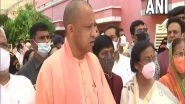 India News | UP CM Yogi Adityanath Pays Last Respects to Mahant Narendra Giri