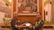 World News | Gen Naravane Meets Bangladesh Army's Quarter Master General