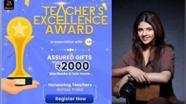 Business News | Eduauraa to Felicitate Teachers with Recognition and Prizes This Teacher's Day