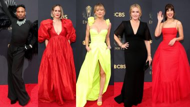 Emmys 2021 Best-Dressed List: From Kate Winslet, Sarah Paulson, Mandy Moore & More Celebs Bring Their Fashion A-Game to TV’s Biggest Night