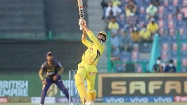 Sports News | IPL 2021: Jadeja Blitzkrieg Takes CSK Home Against KKR in Thriller
