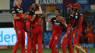 Sports News | IPL 2021: Hat-trick Hero Harshal Helps RCB Beat MI by 54 Runs