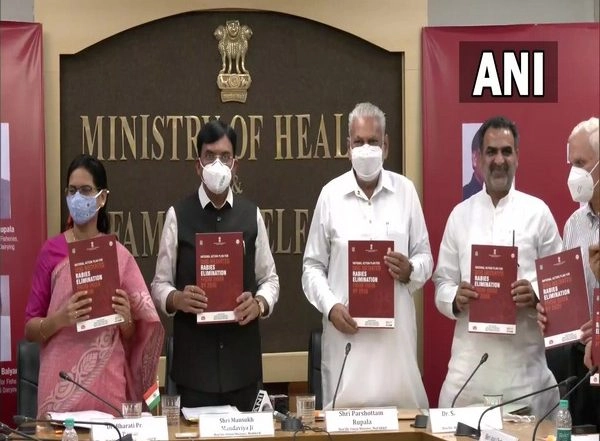 India News | Mansukh Mandaviya Launches 'National Action Plan for Dog Mediated Rabies Elimination from India by 2030'