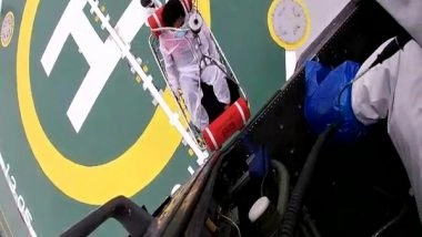 India News | Kochi: Medical Evacuation with Helicopter on High Seas Undertaken with Indian Navy and Coast Guard