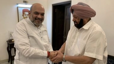 India News | Amarinder Singh Meets Amit Shah, Discusses Farmers' Agitation Against Farm Laws