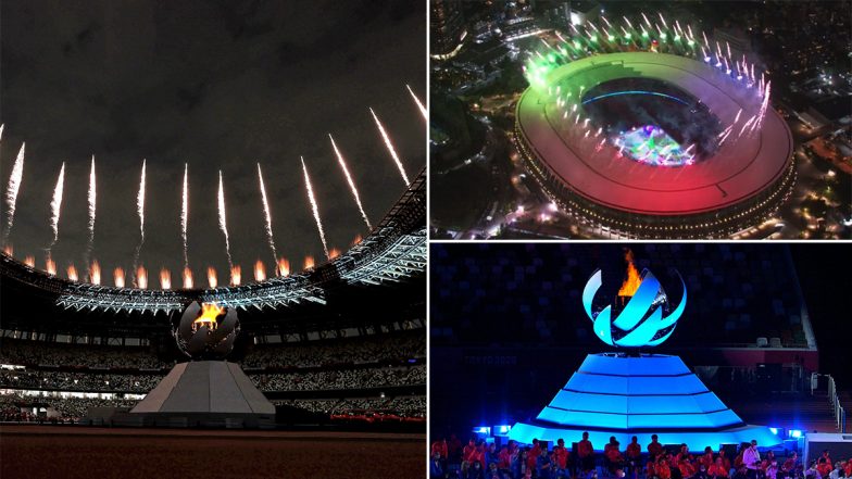 Tokyo Paralympics 2020: Fireworks Illuminate Tokyo Night Sky During Closing Ceremony (See Pics)