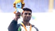 Tokyo Paralympics 2020: Pakistan&rsquo;s Haider Ali Wins Country&rsquo;s First-Ever Paralympic Medal by Clinching Gold in Men&rsquo;s Discus Throw F37 Event